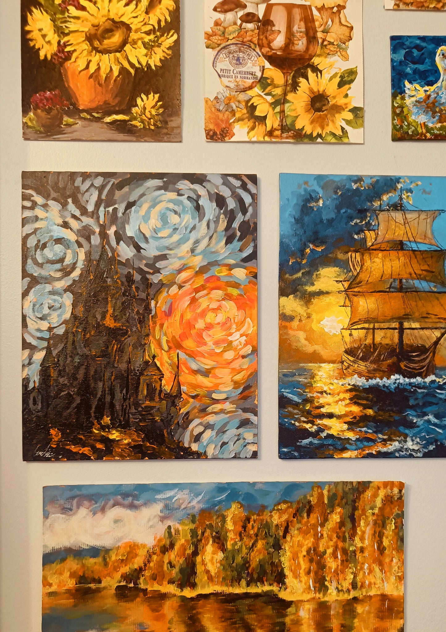 Outcast Castle - original acrylic painting