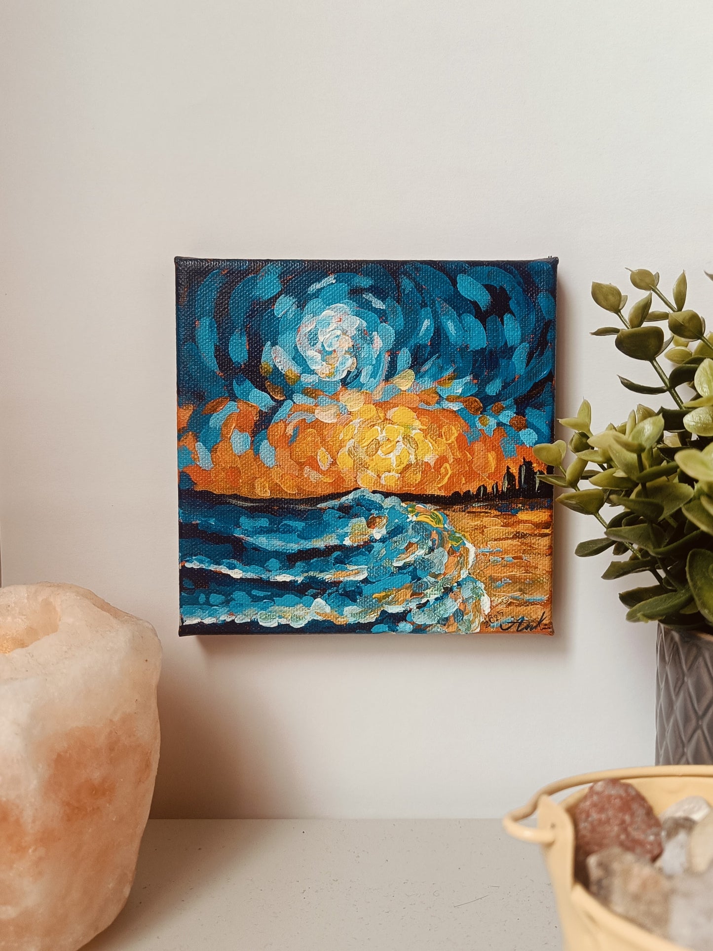 The End - original acrylic painting