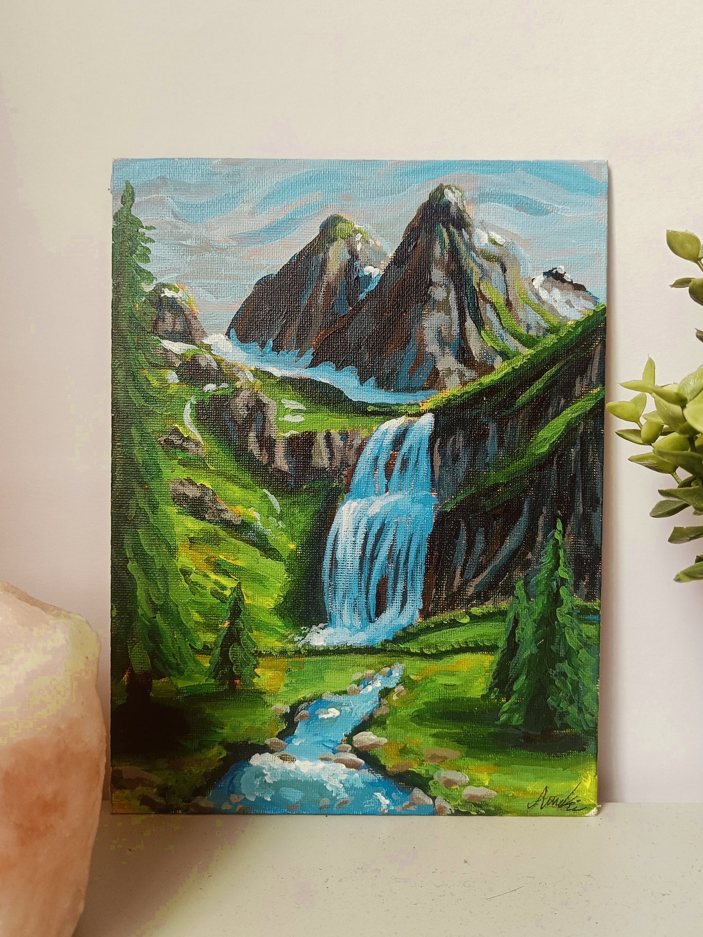 Valley - original acrylic painting